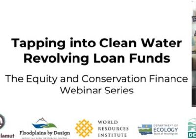Tapping into Clean Water Revolving Loan Funds